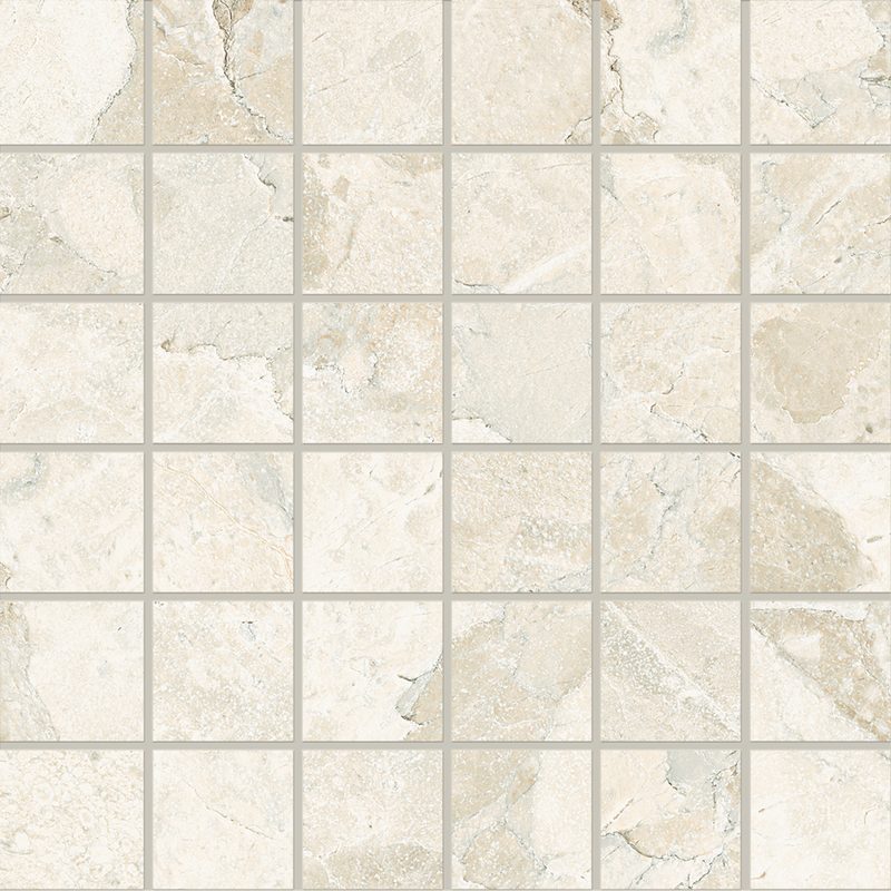 Matera Stone Mosaico White