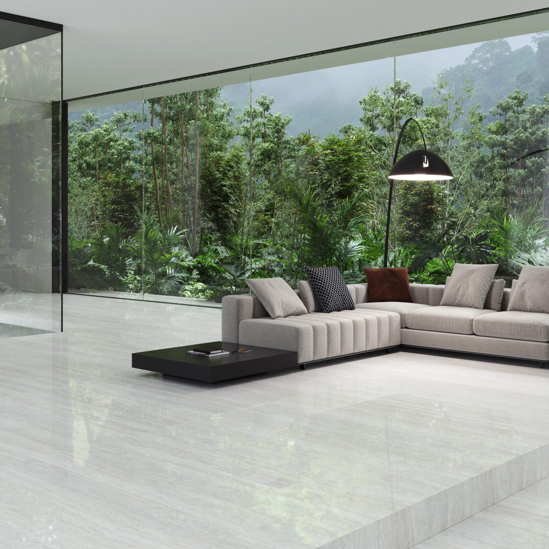 Arte Cloud installed in a finished interior