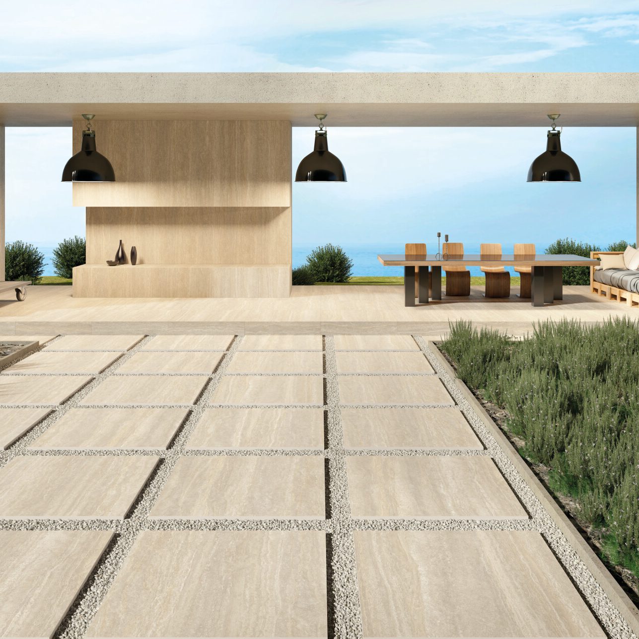 Arte Desert installed in a finished interior