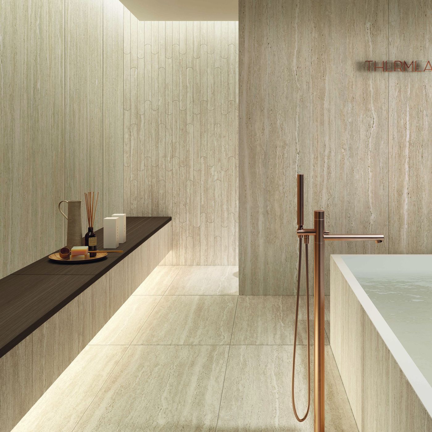 Astrum Sand Vein Cut installed in a finished interior
