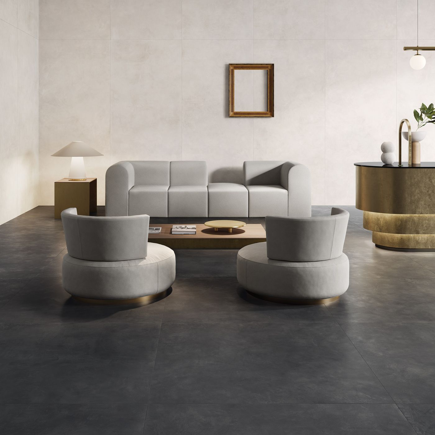 Colovers+ Love Black installed in a finished interior