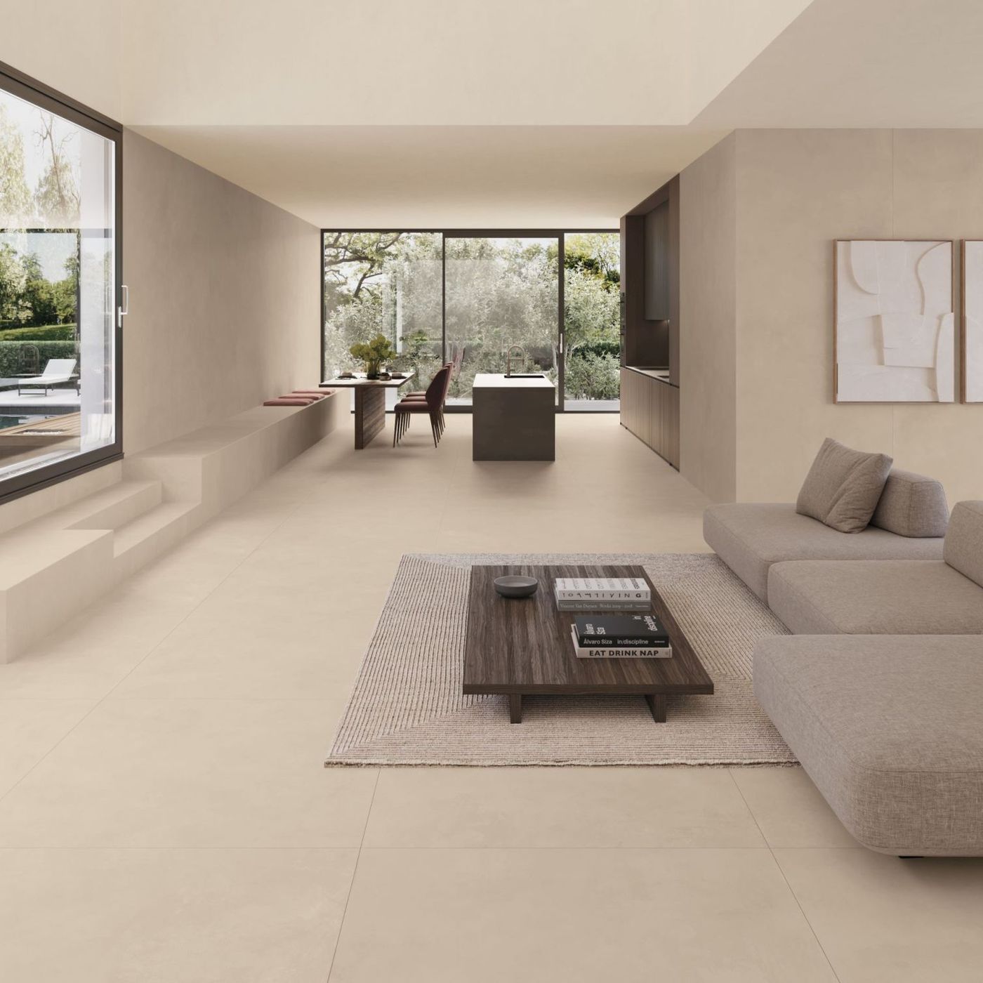 Colovers+ Love Cream installed in a finished interior