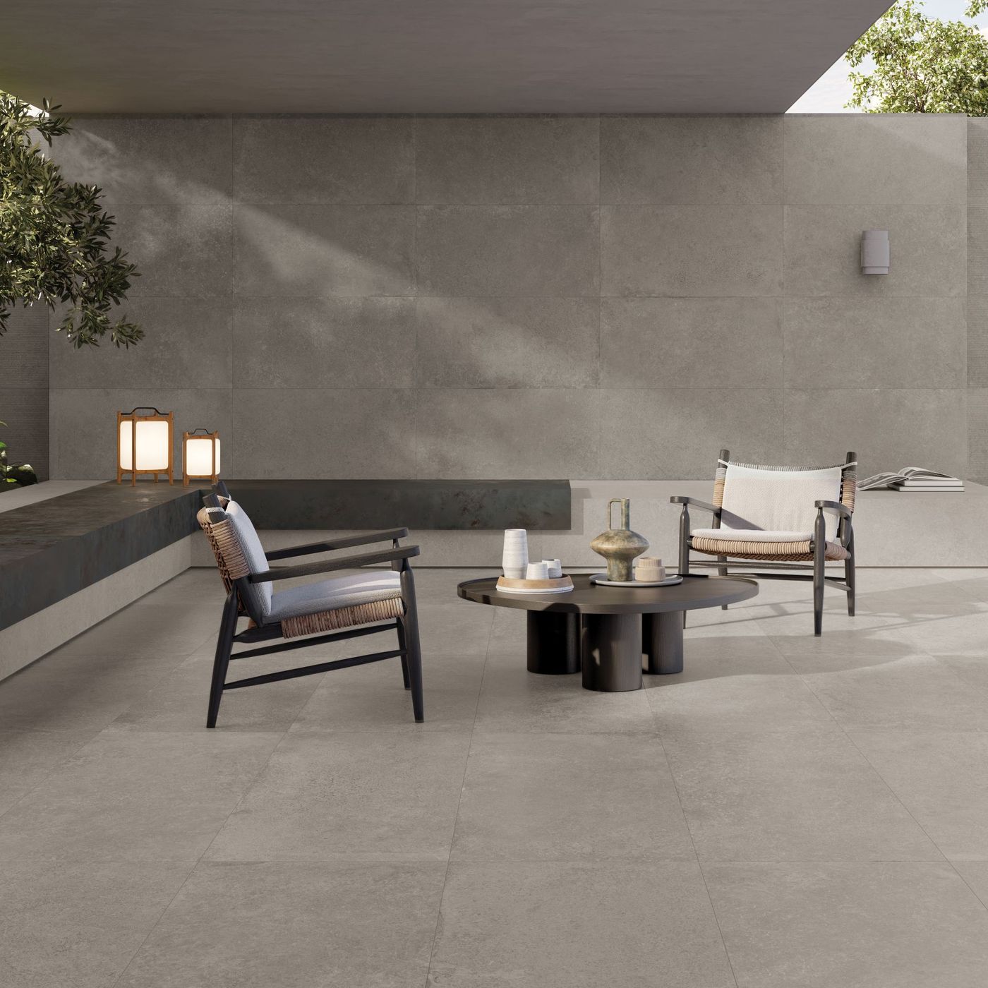 Inx Cement installed in a finished interior