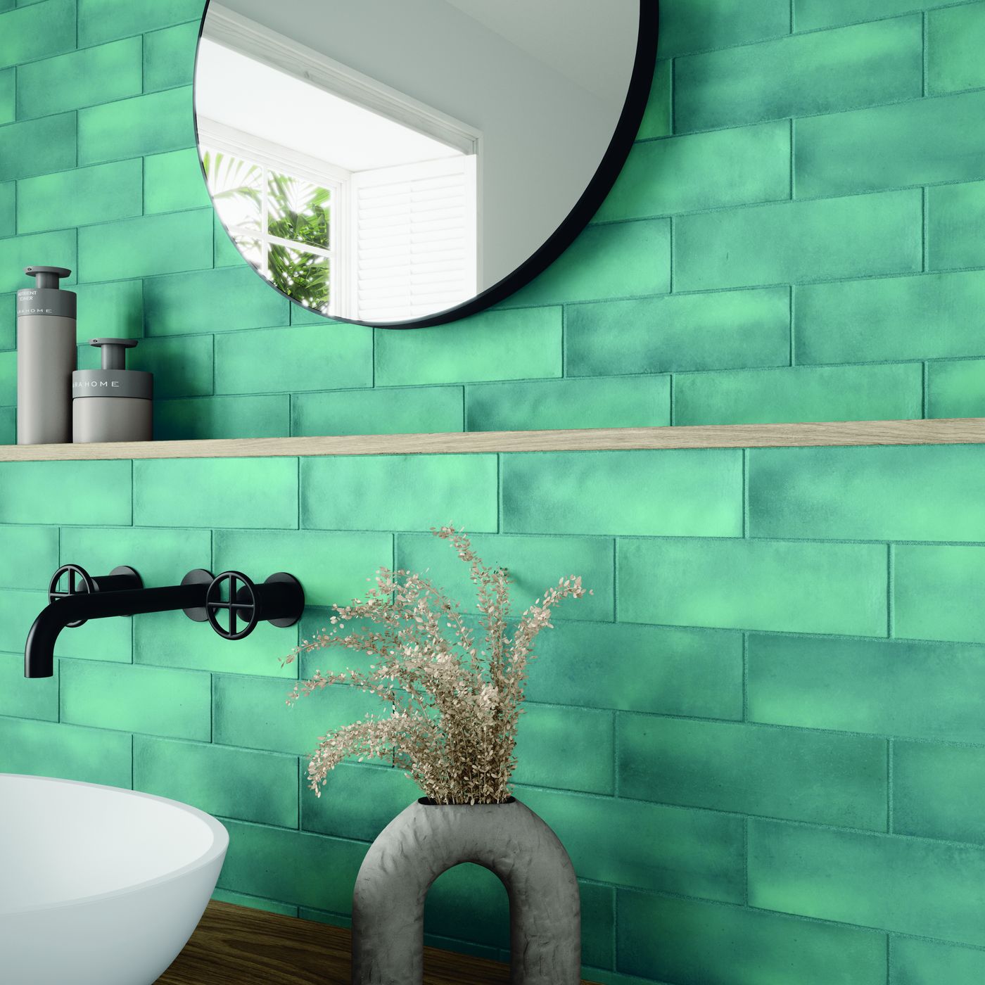 Ispal Turquoise 2.5x8 installed in a finished interior