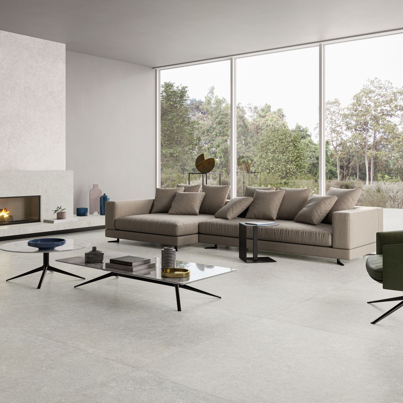 Kalkarea Pearl installed in a finished interior