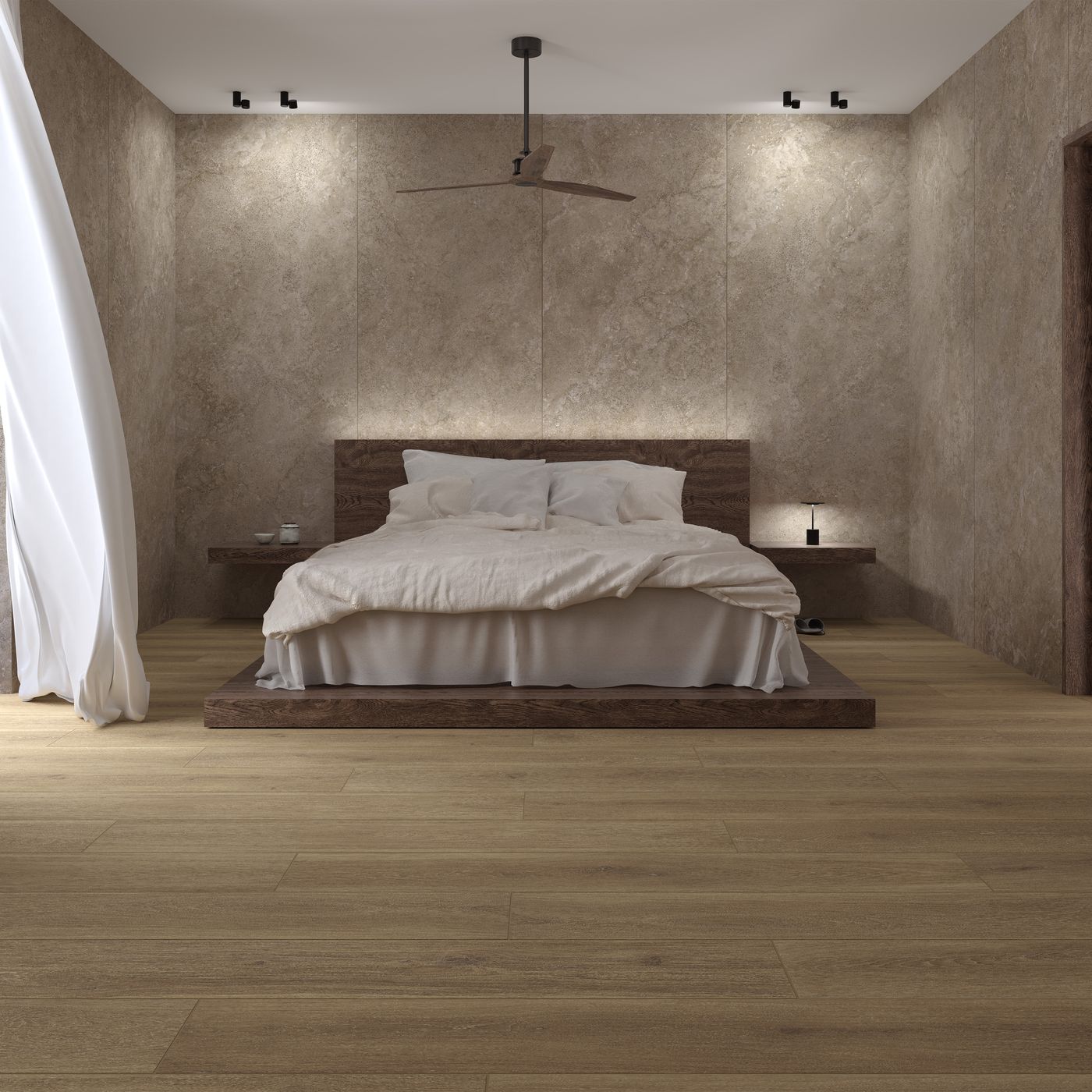 Linen Mocha installed in a finished interior