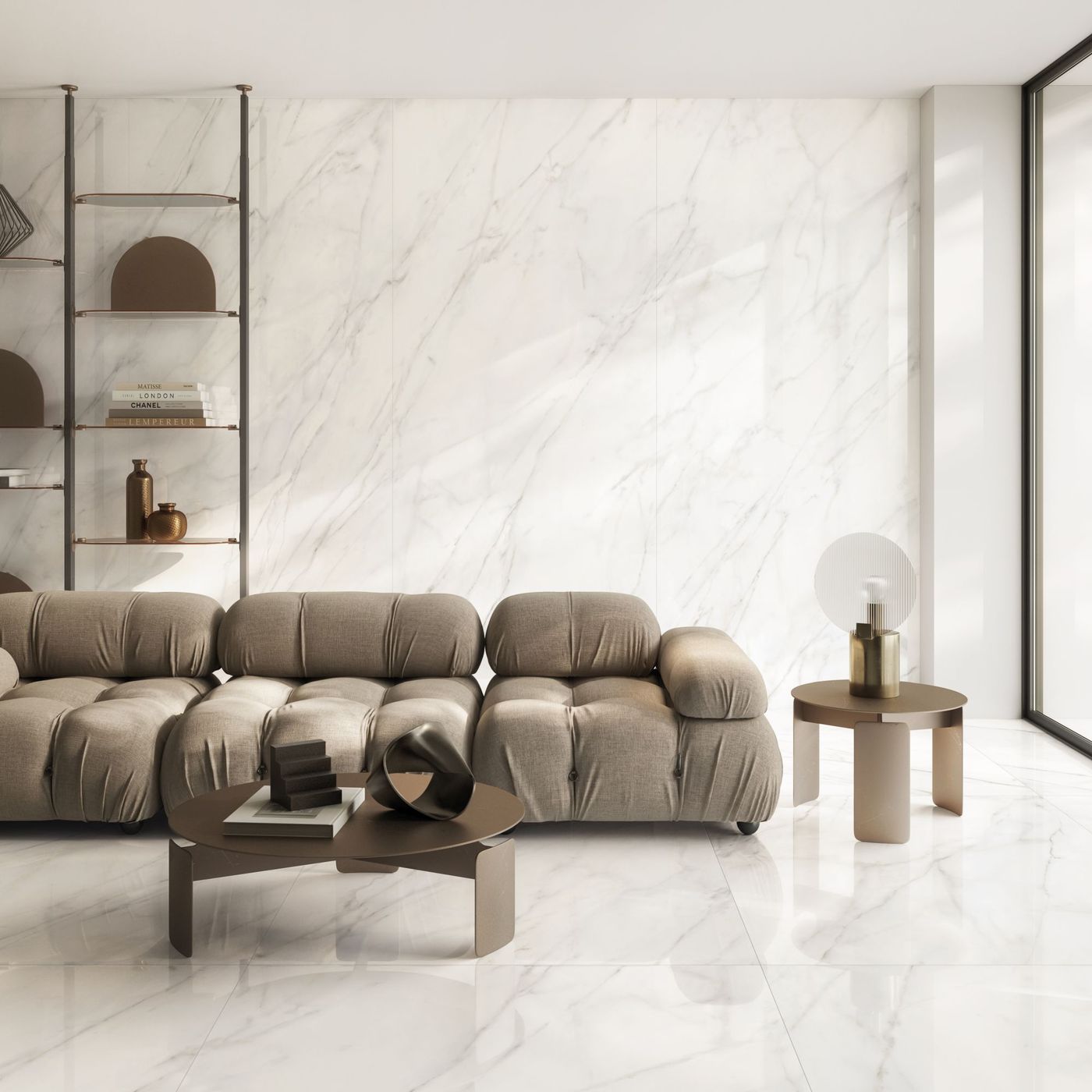 Purity of Marble Eden installed in a finished interior