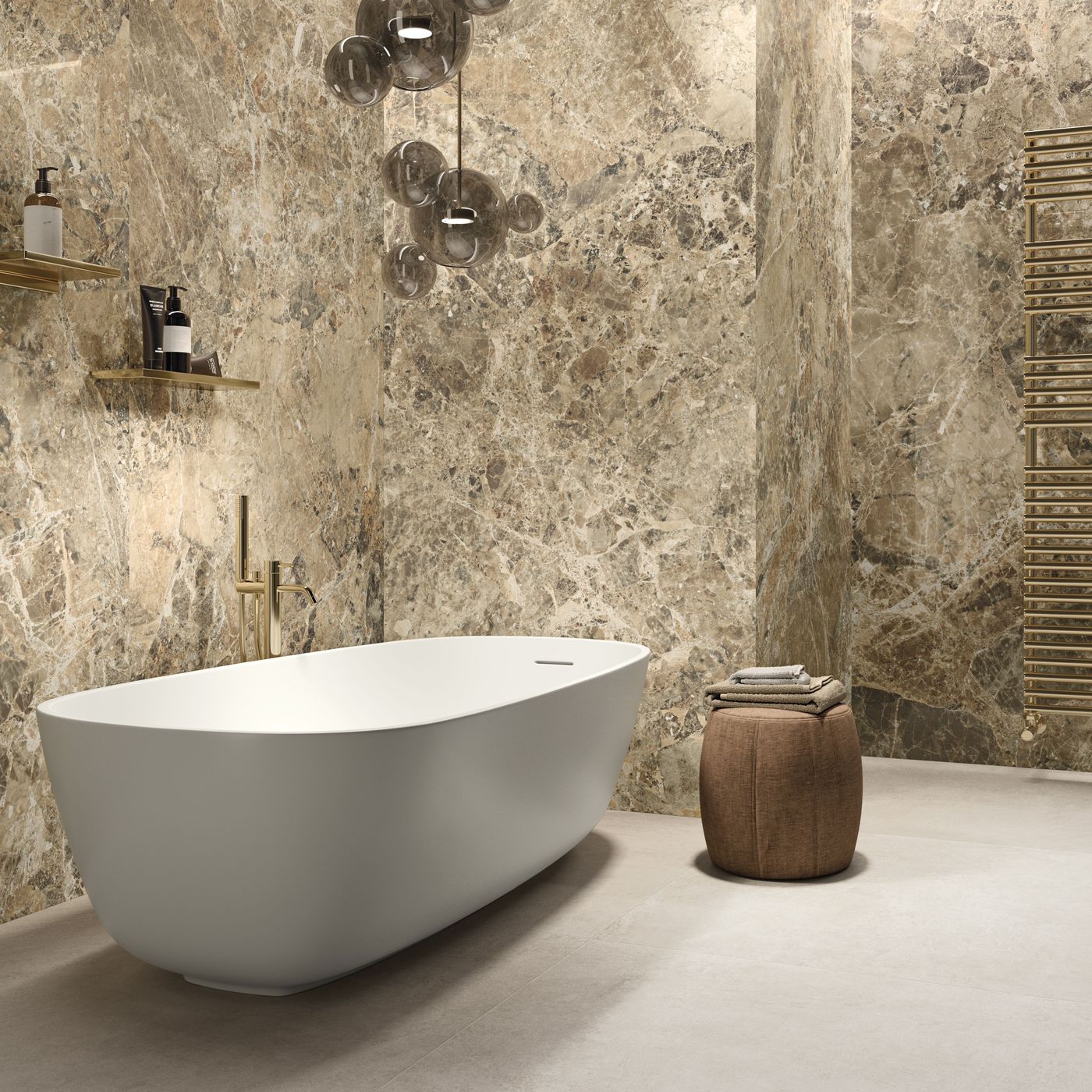 Purity of Marble Paradiso installed in a finished interior