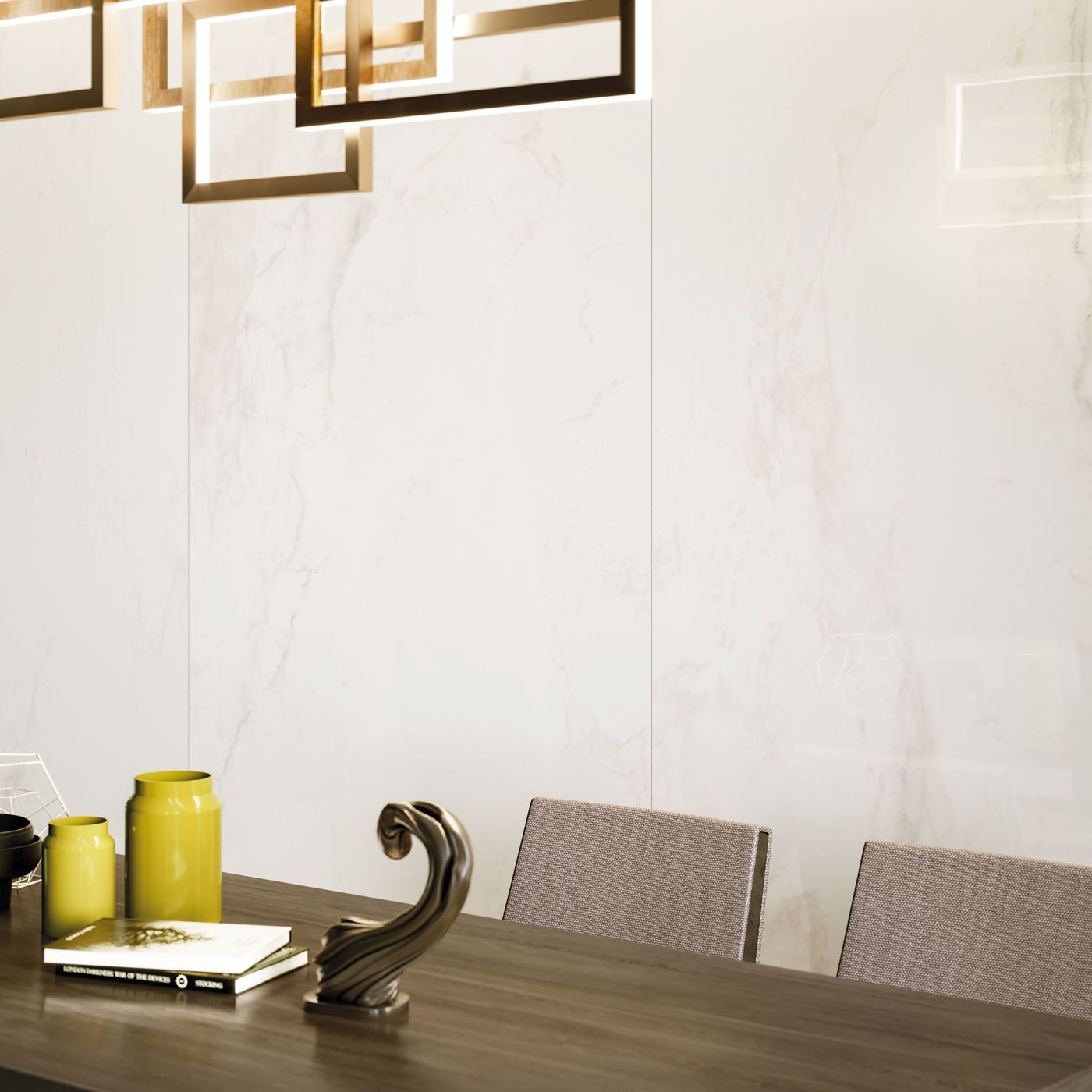 Purity of Marble Pure White installed in a finished interior