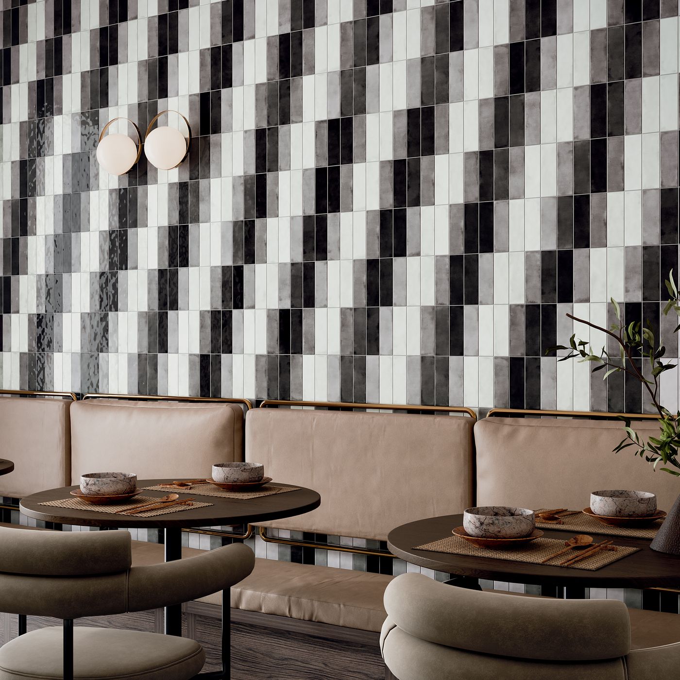 Small Black installed in a finished interior
