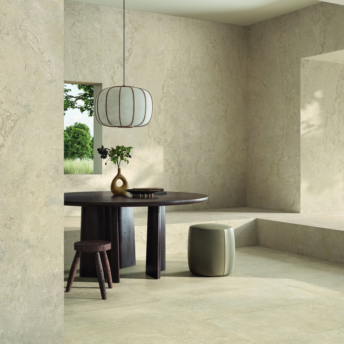 Unique Bourgogne Minimal Beige installed in a finished interior