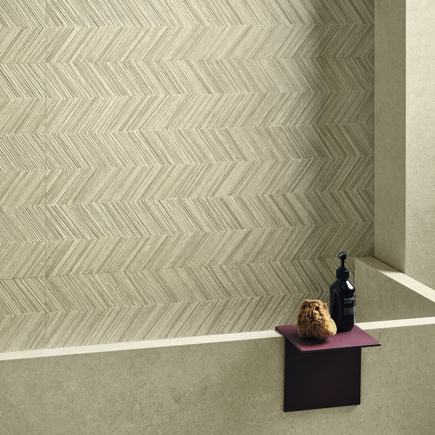 Unique Bourgogne Pointes Beige installed in a finished interior