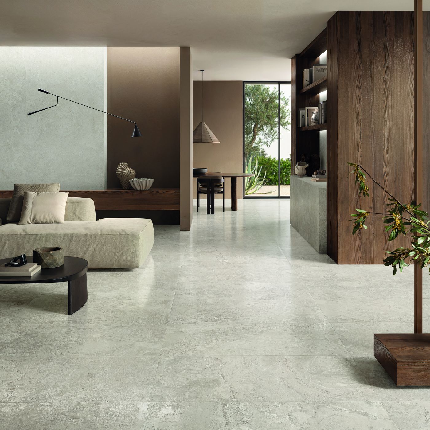 Unique Bourgogne Varièe Gris installed in a finished interior