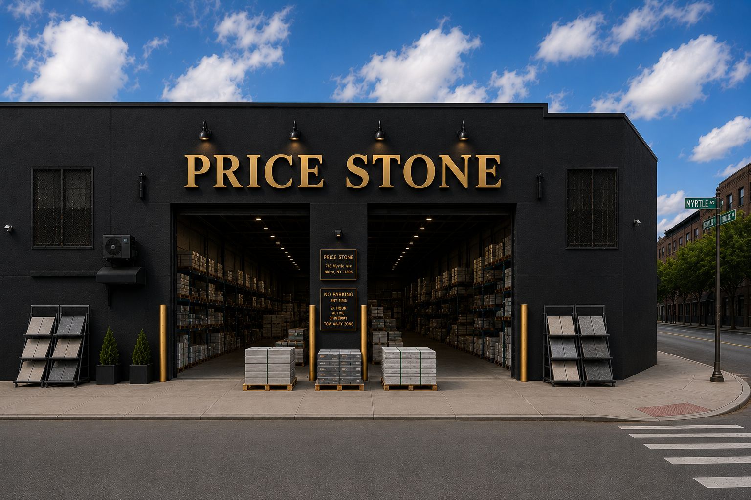 Price Stone Inc showroom