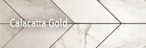 Calacatta Gold 4x16 Chevron