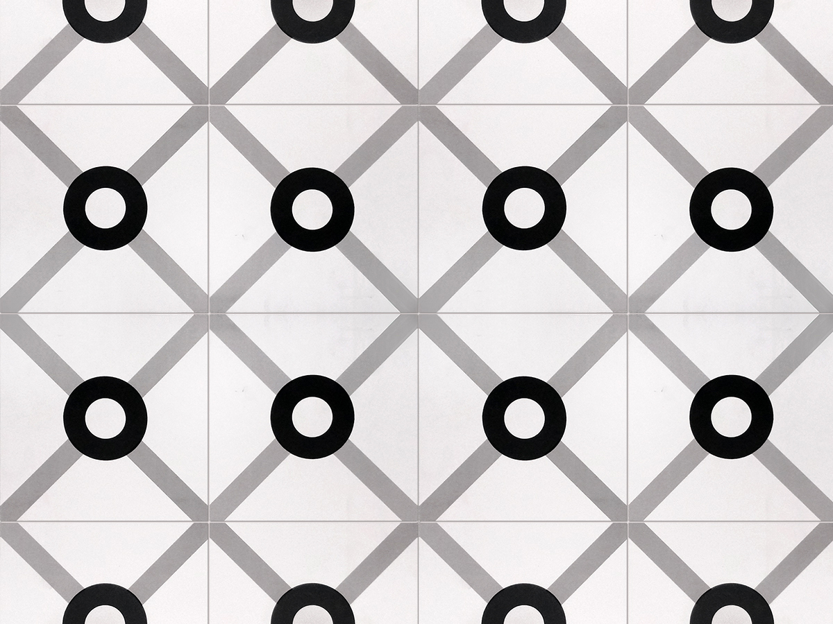 Black Circle Price Stone