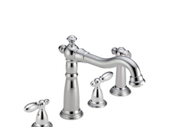 Victorian-TwoHandle-Widespread-KitchenFaucet-Spray-2256DST