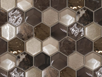 Emperador-Glass-Hexagon